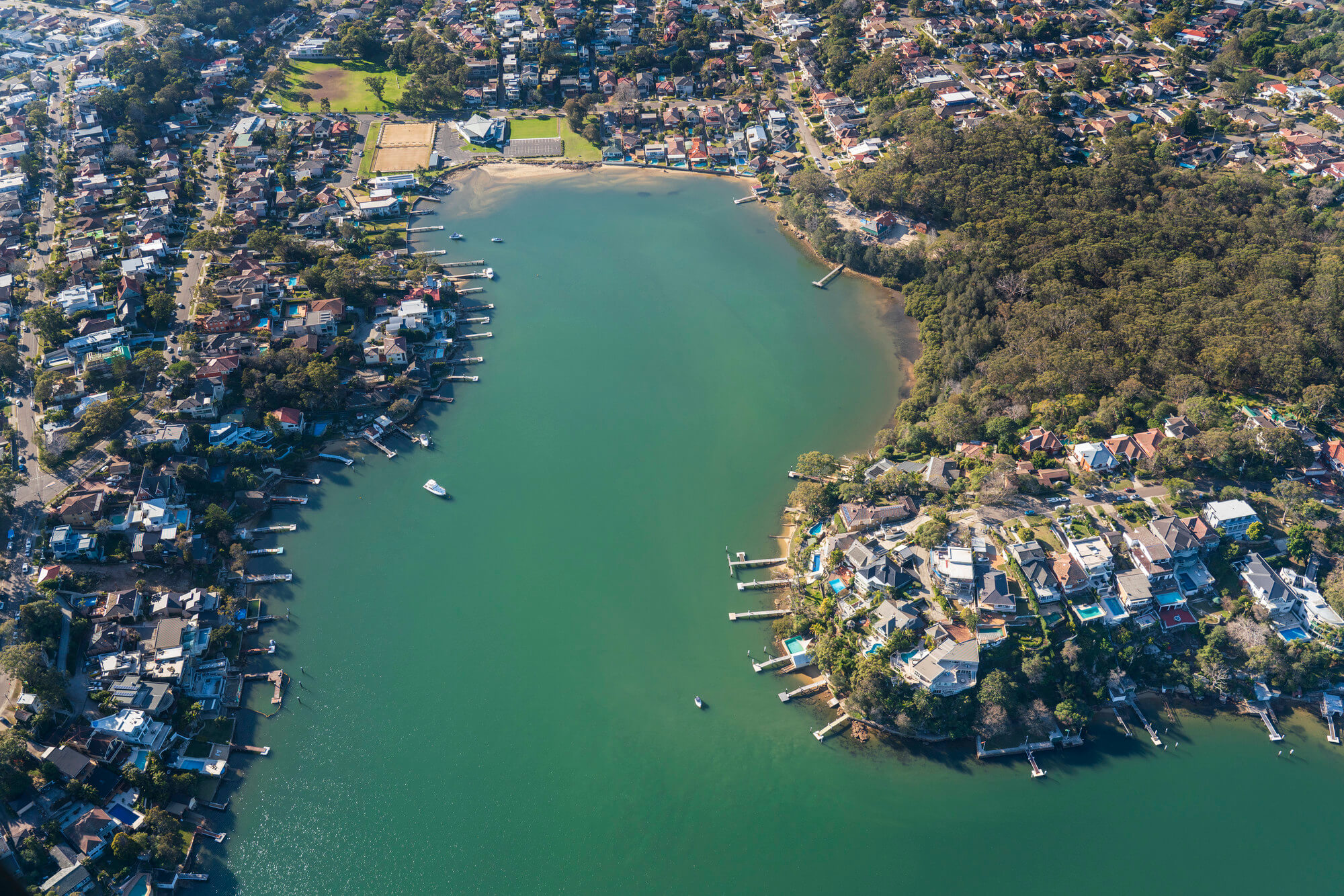 Ariel photograph of the council